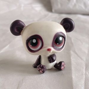 Littlest Pet Shop White & Purple Panda Bear